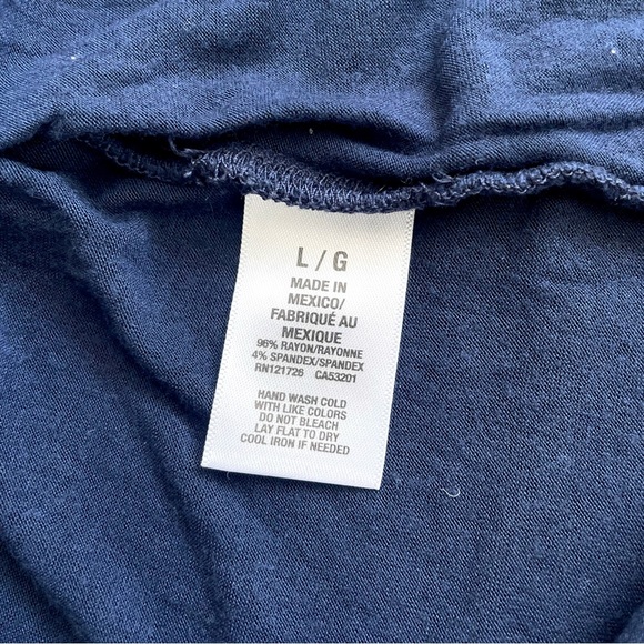 Cape Juby V-Neck Cross Front Long Sleeve Top - L - Picture 5 of 7